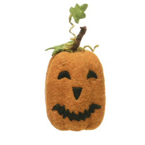 Felt Jack O'Lantern Decor, 8in