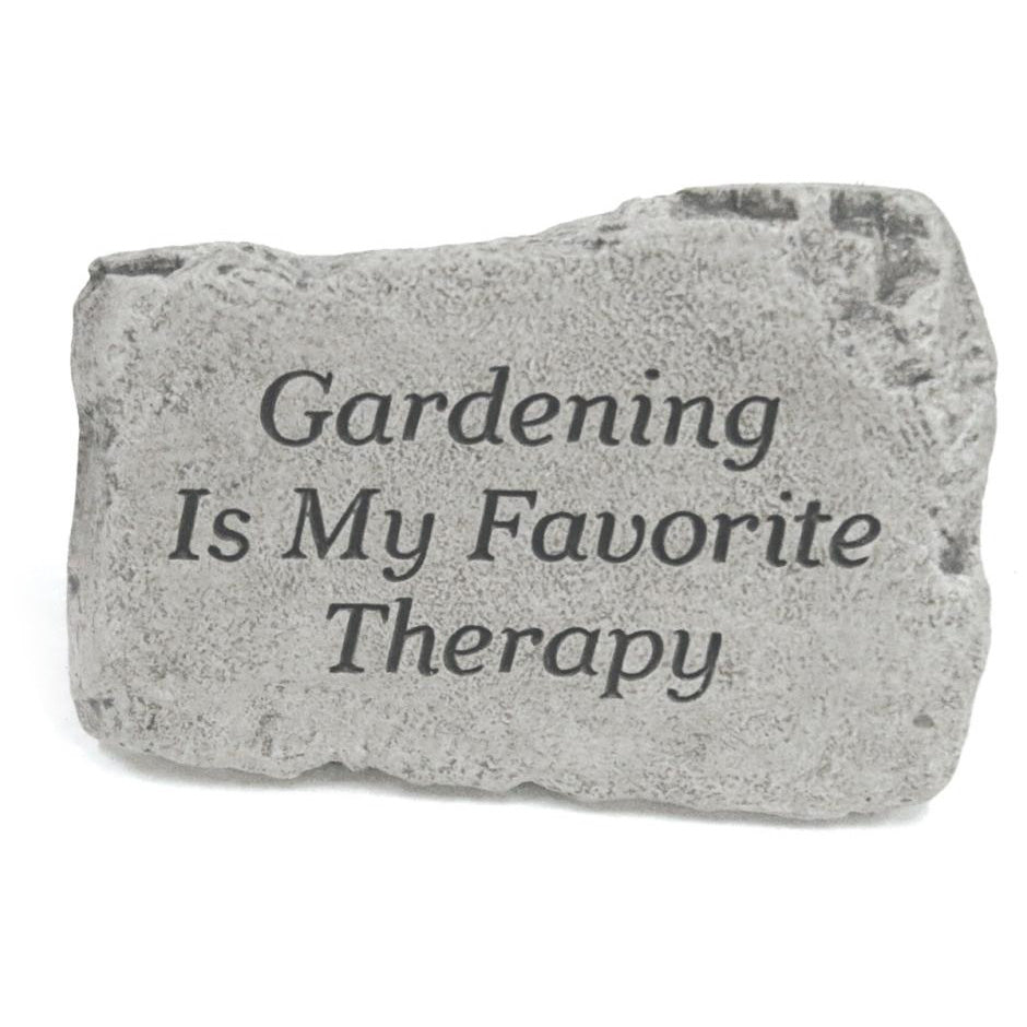 Garden Stone, 10in, My Favorite Therapy