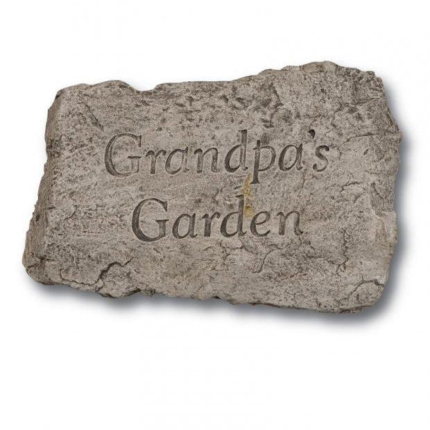 Garden Stone, 10in, Grandpa's Garden