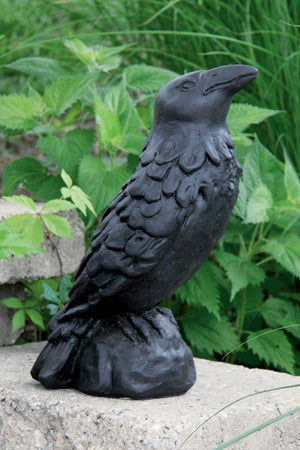 Black Crow Statue, 12.75in