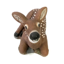 Load image into Gallery viewer, Laydown Fawn Statue, Head Up, 13.5in
