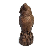 Load image into Gallery viewer, Great Horned Owl Statue, 15in
