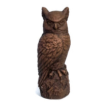 Load image into Gallery viewer, Great Horned Owl Statue, 15in
