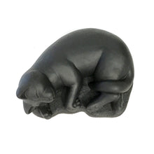 Load image into Gallery viewer, Sleeping Black Cat Statue, 17in
