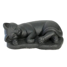 Load image into Gallery viewer, Sleeping Black Cat Statue, 17in
