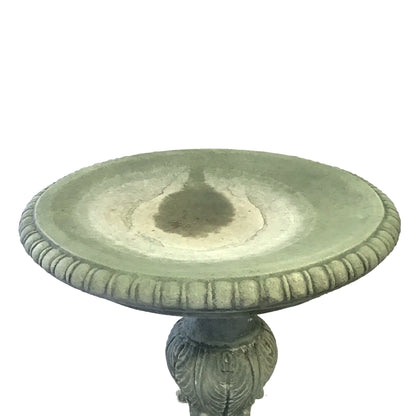 Victorian Fern Leaf Bird Bath, 23in