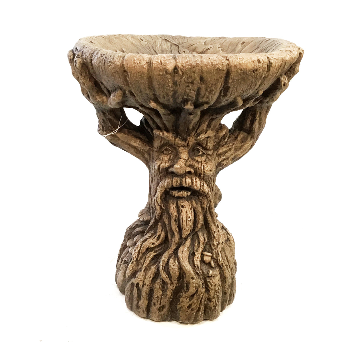 Old Sap Tree One Piece Bird Bath, 16.5in
