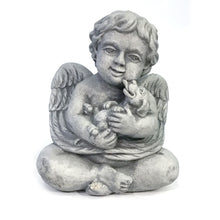 Load image into Gallery viewer, Ella the Angel and Puppy Statue, 10in
