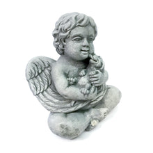 Load image into Gallery viewer, Ella the Angel and Puppy Statue, 10in
