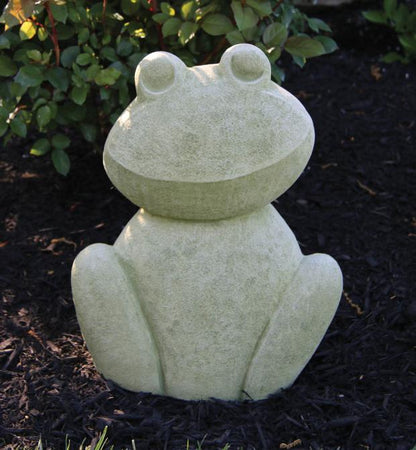 Contemporary Frog Statue, 16in