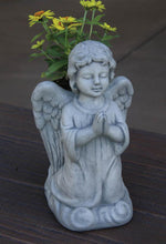 Load image into Gallery viewer, Praying Angel Cement Planter, 13in
