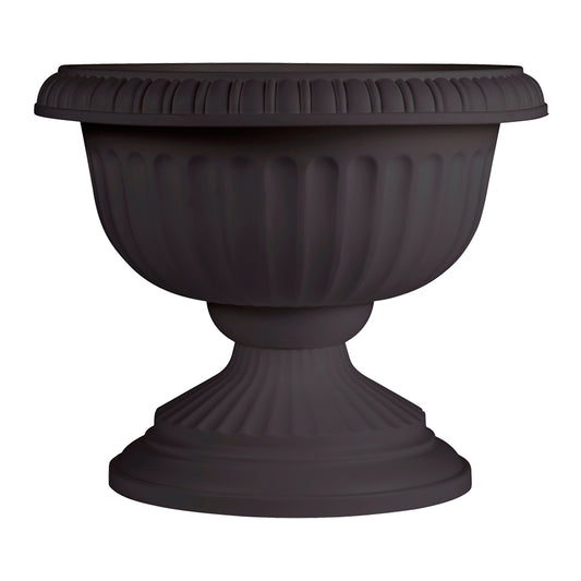 Planter, 12in, Grecian Urn, Charcoal