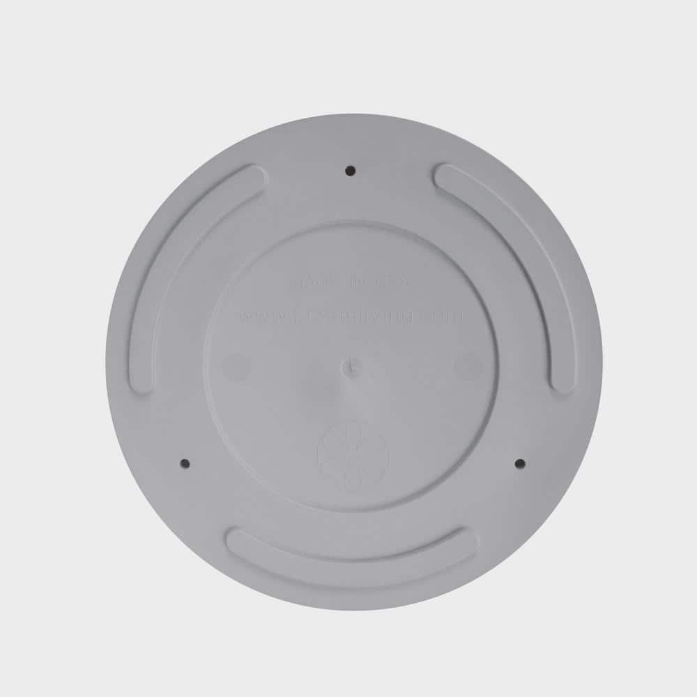 Planter, 6in, Mathers with Saucer, Cement