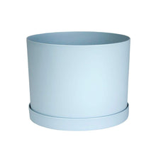 Load image into Gallery viewer, Planter, 6in, Mathers with Saucer, Misty Blue
