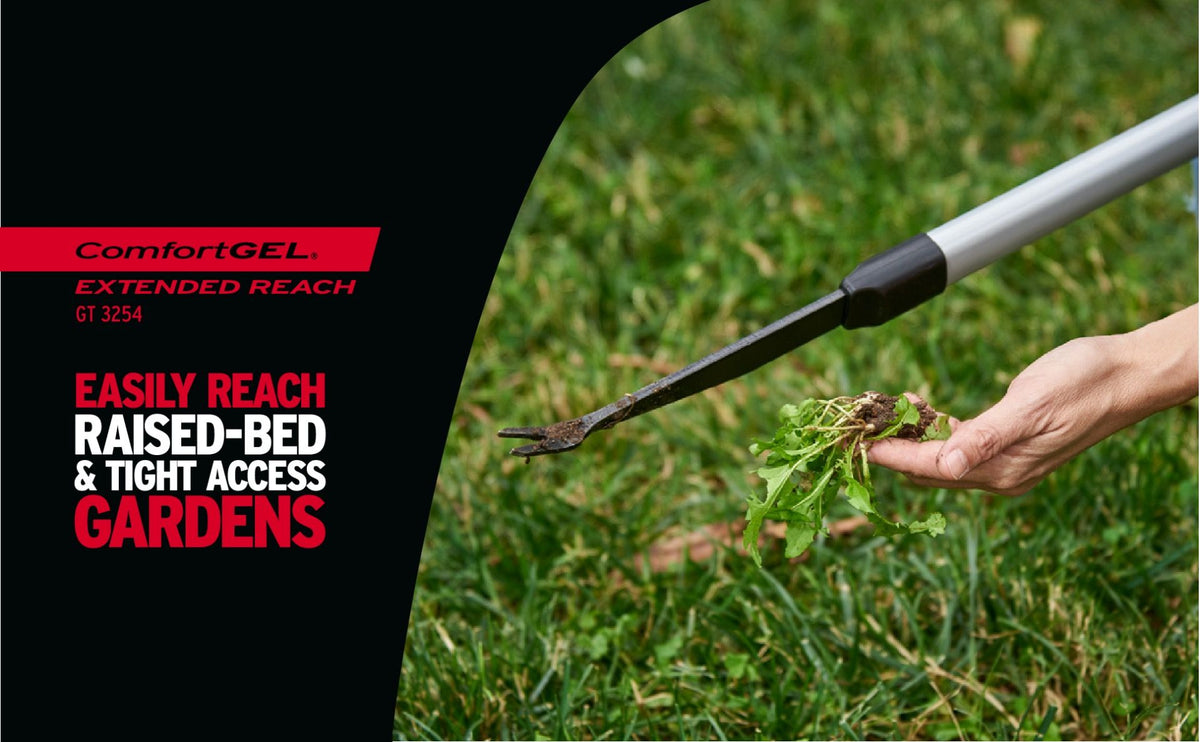 Corona® ComfortGEL® Extended Reach 2-Prong Weeder