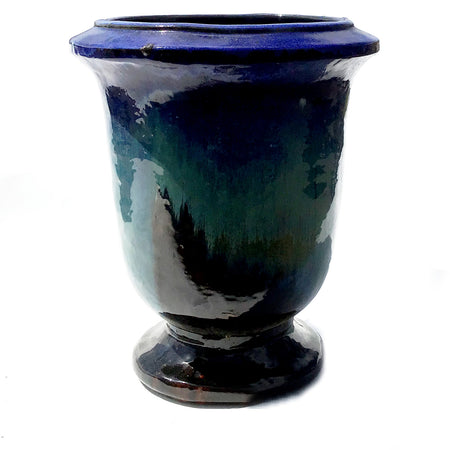 Planter, 21in, LC Priestley, Blue Tricolor