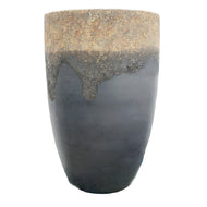 Planter, 17in, Le Croix Elba, Arcadia Matte Black