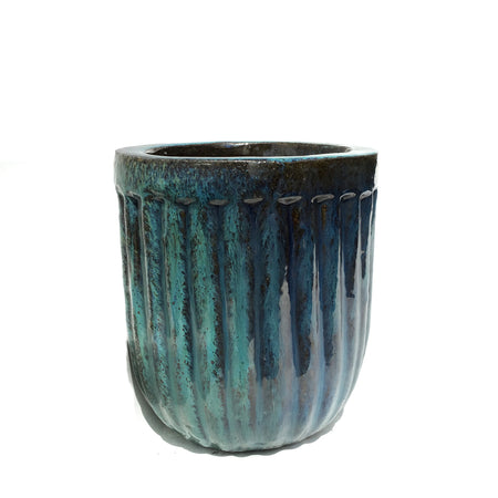 Planter, 9in, Le Croix Crawford, Marble Green