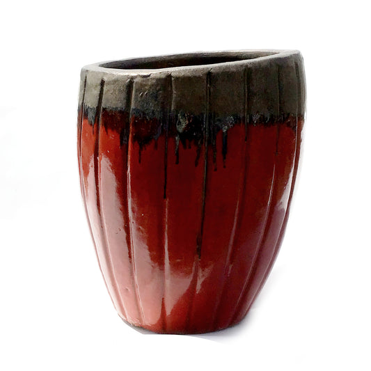 Planter, 20in, Le Croix Hawkhurst, Bronze/Red