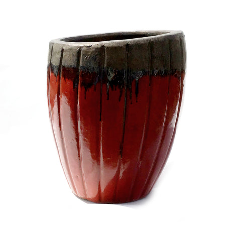 Planter, 20in, Le Croix Hawkhurst, Bronze/Red