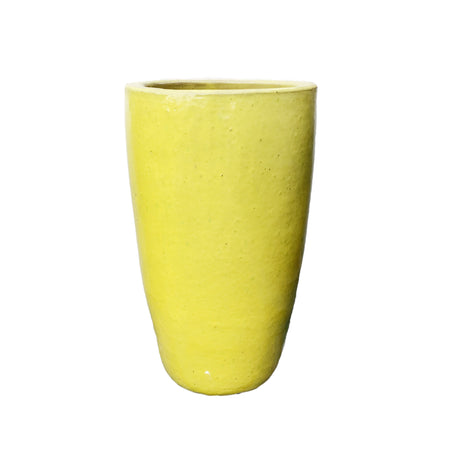 Planter, 13in, Le Croix Edgedale, Yellow