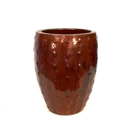 Planter, 14in, Le Croix Nicora, Red Copper