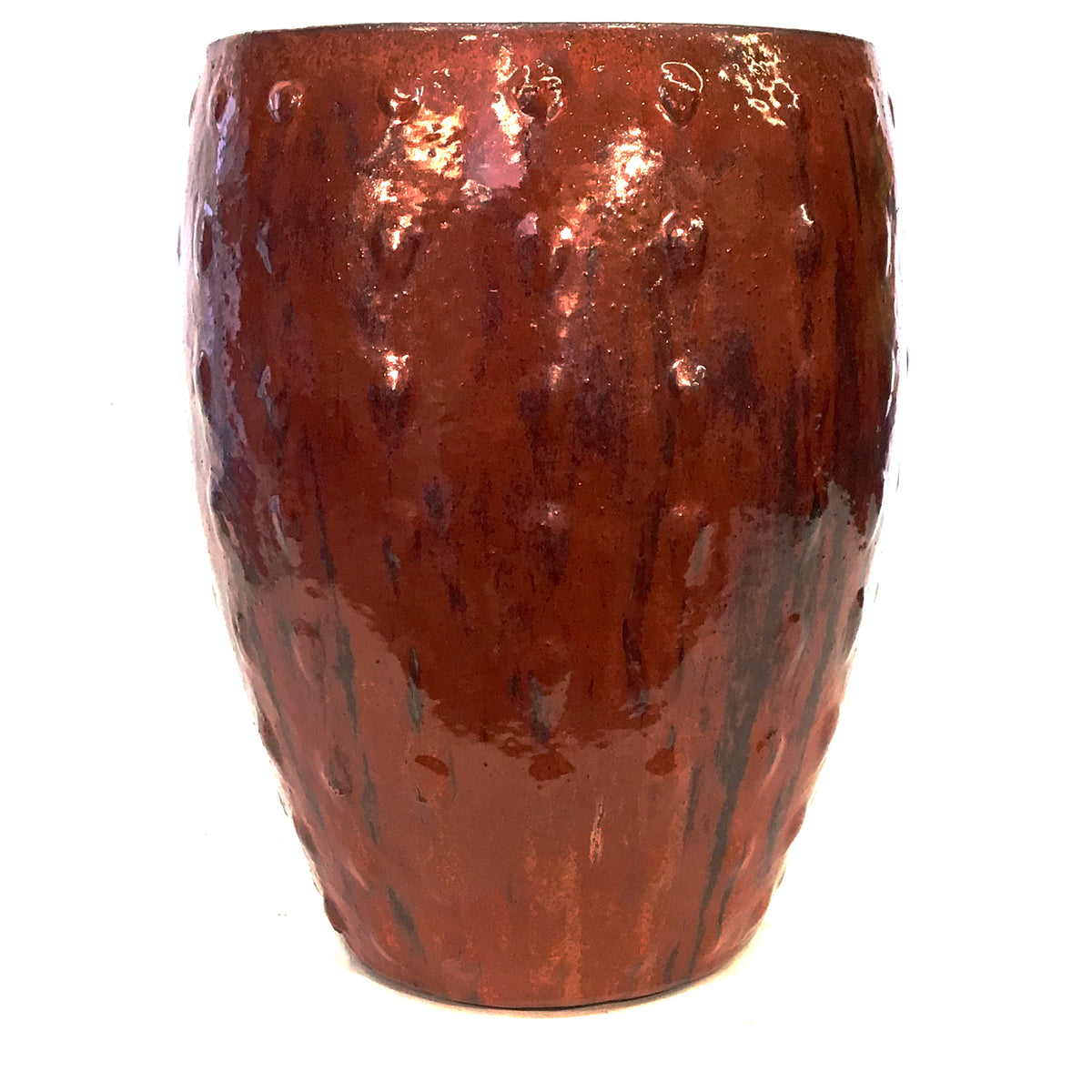 Planter, 21in, Le Croix Nicora, Red Copper