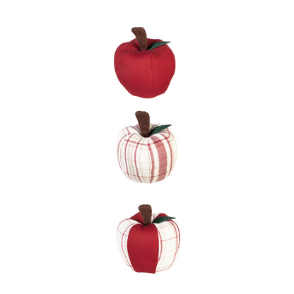 Fabric Teacher Apple Table Decor, 4.25in