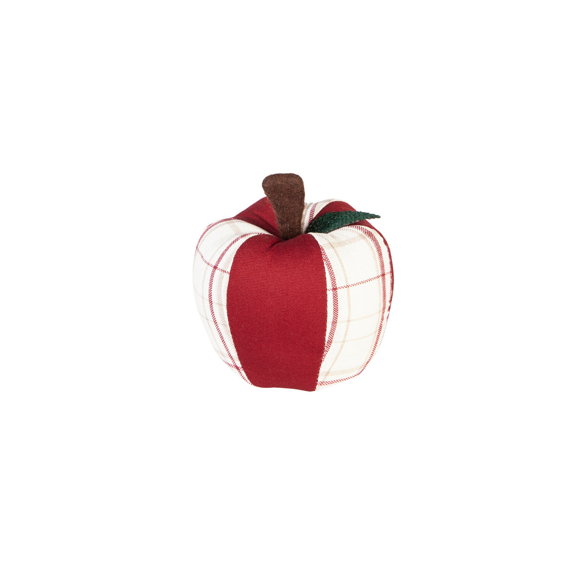 Fabric Teacher Apple Table Decor, 4.25in