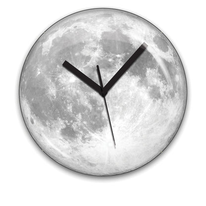 Glow in the Dark Moon Wall Clock