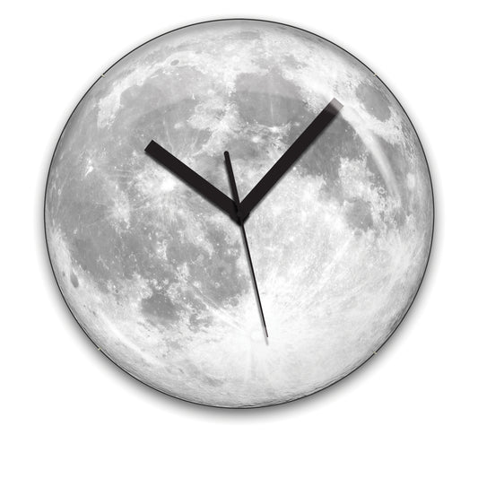 Glow in the Dark Moon Wall Clock