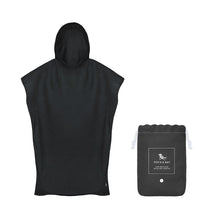 Load image into Gallery viewer, Dock &amp; Bay Adult Poncho, Fuji Black, Small
