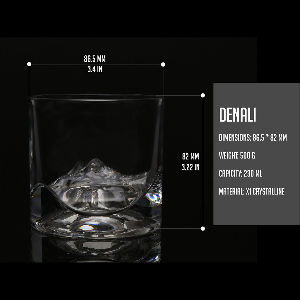 Liiton Denali Whiskey Glass, Set of 2
