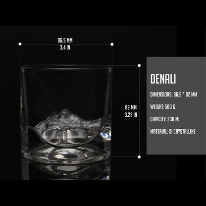 Liiton Denali Whiskey Glass, Set of 2