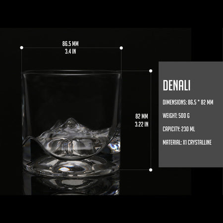 Liiton Denali Whiskey Glass, Set of 2