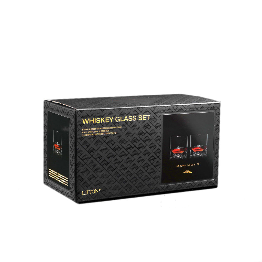 Liiton Denali Whiskey Glass, Set of 2