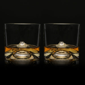 Liiton Fuji Whiskey Glass, Set of 2