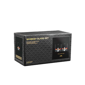 Liiton Fuji Whiskey Glass, Set of 2