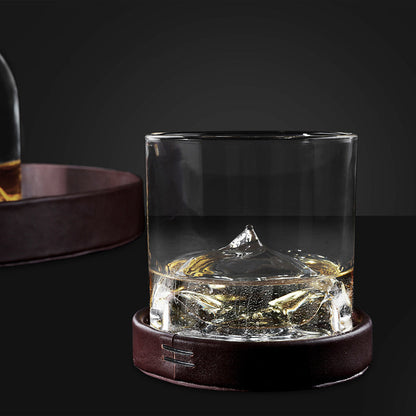 Liiton Full Leather Coaster, Set of 4