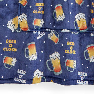 Hooded Blanket, One Size, Beer O'Clock