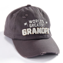 Load image into Gallery viewer, Embroidered Greatest Grandpa Hat, Grey
