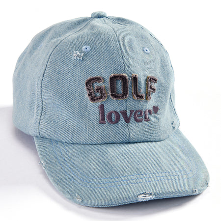 Embroidered Golf Lover Hat, Blue