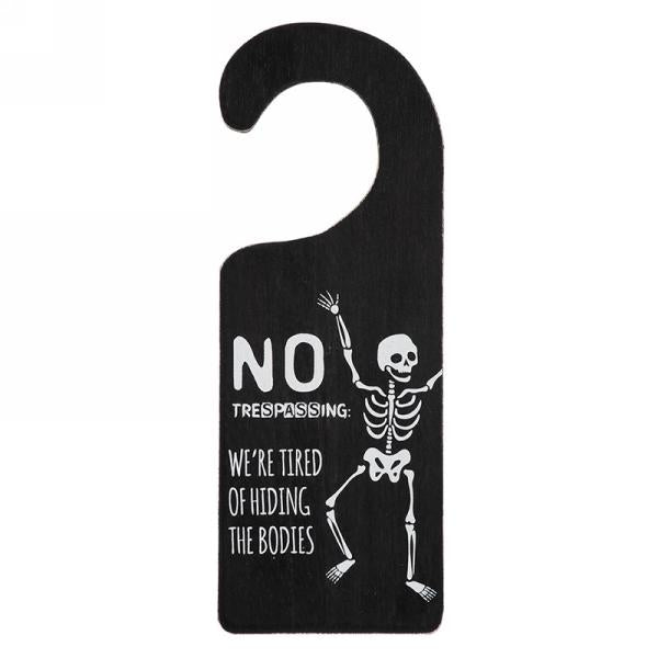 No Trespassing Door Knob Hanger