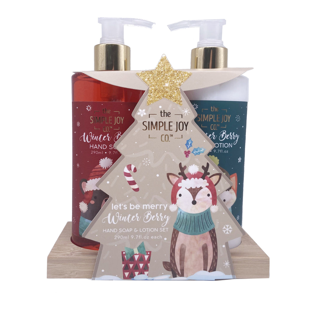 Simple Joy Co Cozy Cabin Hand Lotion/Soap, S/2