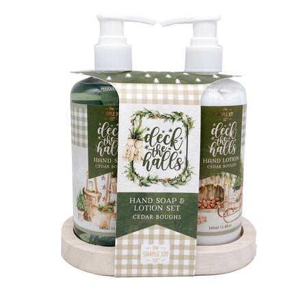 Simple Joy Co Winter Wishes Hand Lotion/Soap, S/2