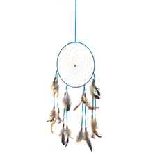 Load image into Gallery viewer, Dream Catcher, Single Ring, with Feathers, 9in
