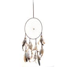 Load image into Gallery viewer, Dream Catcher, Single Ring, with Feathers, 9in
