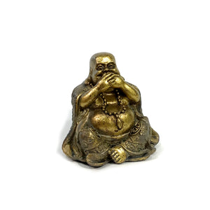 Polyresin Baby Buddha Statue, 3in, 3 Styles