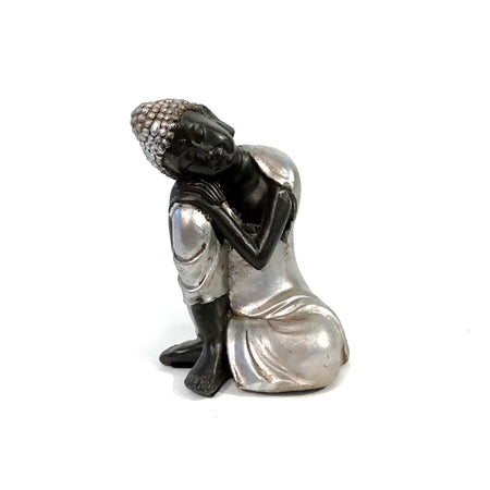 Polyresin Resting Buddha Statue, 5in