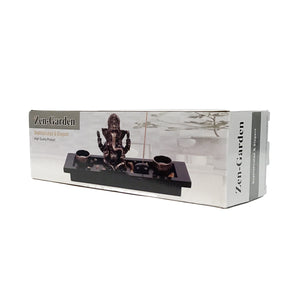 Ganesha Tealight Zen Garden, 14in